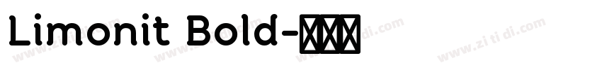Limonit Bold字体转换 Limonit Bold字体转换